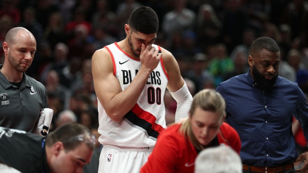 Enes Kanter and Jusuf Nurkic, Abbie Parr/Getty Images Enes Kanter and Jusuf Nurkic