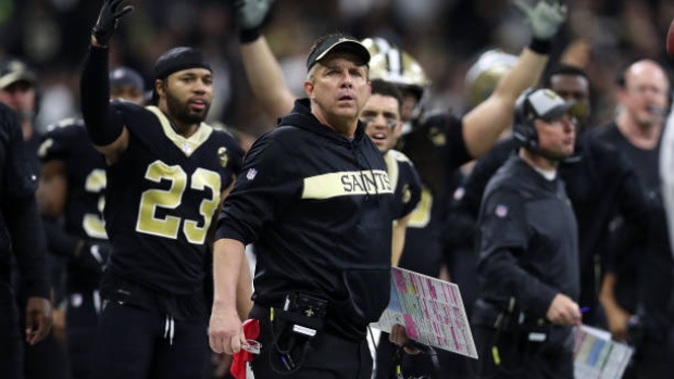 Sean Payton and New Orleans Saints players , Getty Images Sean Payton and New Orleans Saints players