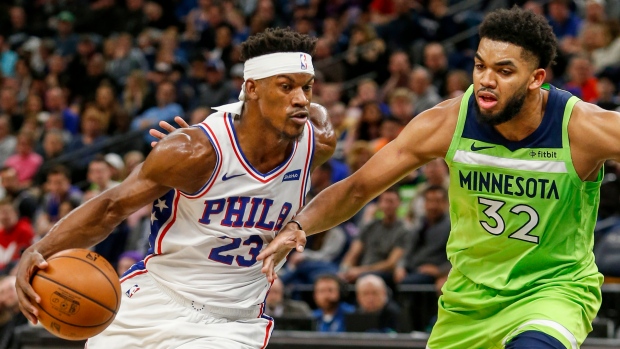 Jimmy Butler and Karl-Anthony Towns, The Canadian Press Jimmy Butler and Karl-Anthony Towns