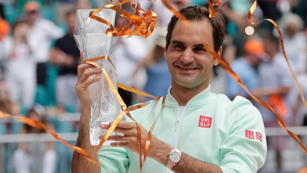 Roger Federer, The Canadian Press Roger Federer