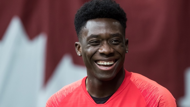 Alphonso Davies, The Canadian Press Alphonso Davies