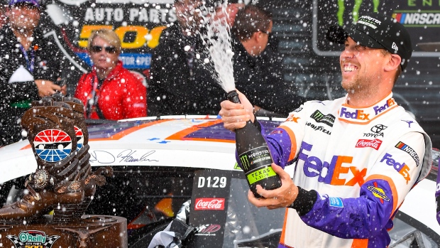 Denny Hamlin, The Canadian Press Denny Hamlin
