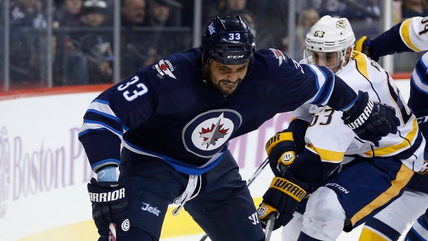 Dustin Byfuglien, The Canadian Press Dustin Byfuglien