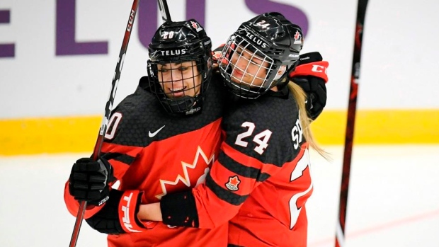 Sarah Nurse Natalie Spooner, The Canadian Press Sarah Nurse Natalie Spooner