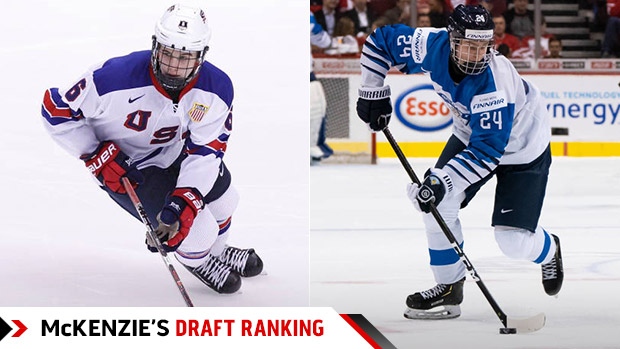 McKenzie's Draft Ranking - Hughes and Kakko