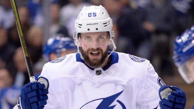 Nikita Kucherov, Russian hockey player Tampa Bay Lightning, NHL