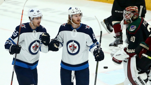 Winnipeg Jets celebrate 