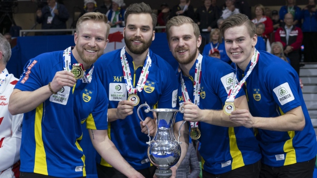 Sweden wins World Men's Curling Championship, The Canadian Press Sweden wins World Men's Curling Championship