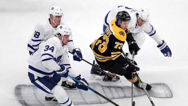 Auston Matthews and Charlie McAvoy, The Canadian Press Auston Matthews and Charlie McAvoy