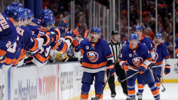 New York Islanders celebrate 