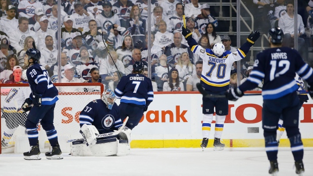 Oskar Sundqvist celebrates 