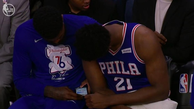 Amir Johnson Joel Embiid Amir Johnson Joel Embiid