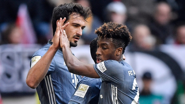 Kingsley Coman Mats Hummels, The Canadian Press Kingsley Coman Mats Hummels
