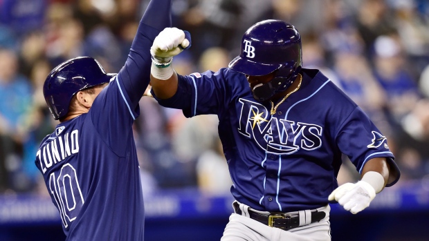 Guillermo Heredia and Mike Zunino 