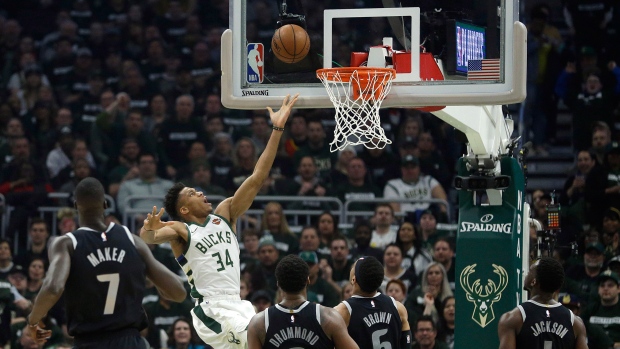 Giannis Antetokounmpo, The Canadian Press Giannis Antetokounmpo