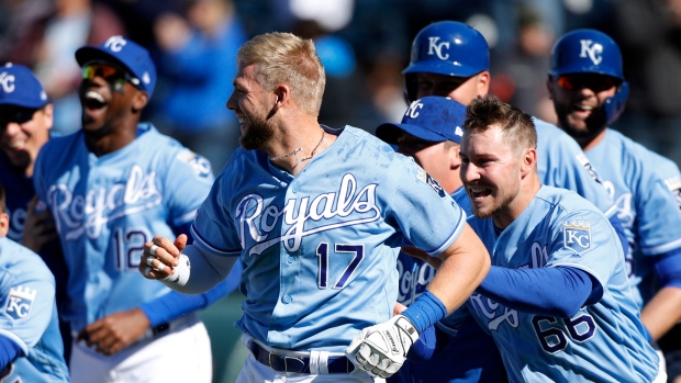 Kansas City Royals celebrate