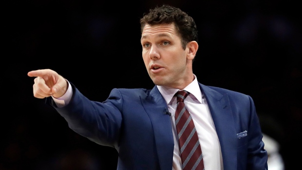 Luke Walton, The Canadian Press Luke Walton