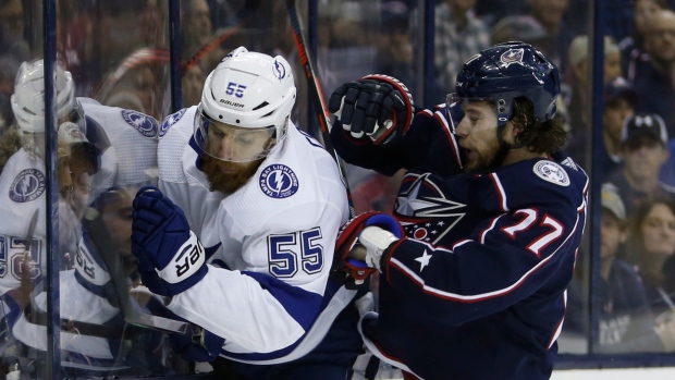 Josh Anderson and Braydon Coburn 