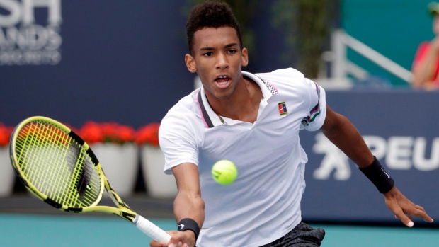 Felix Auger-Aliassime, The Canadian Press Felix Auger-Aliassime