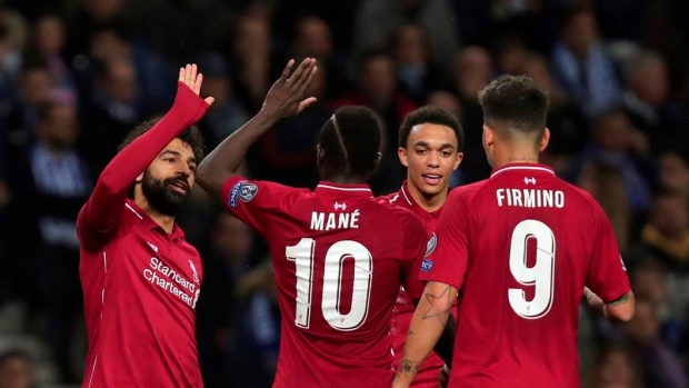 Mo Salah, Sadio Mane, Trent Alexander-Arnold and Roberto Firmino, The Canadian Press Mo Salah, Sadio Mane, Trent Alexander-Arnold and Roberto Firmino