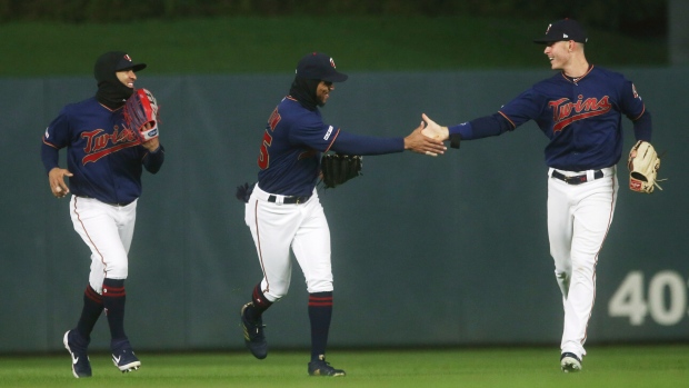 Eddie Rosario, Byron Buxton and Max Kepler, The Canadian Press Eddie Rosario, Byron Buxton and Max Kepler