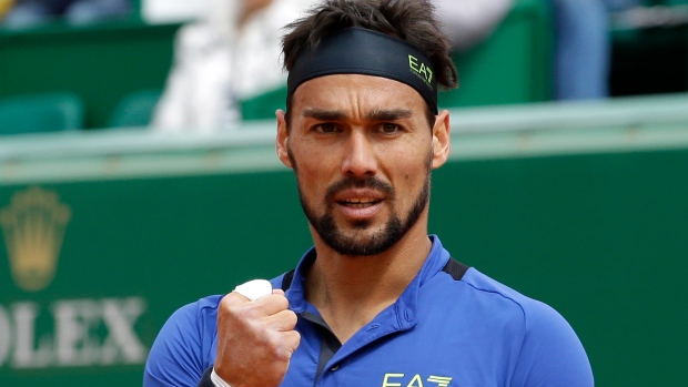 Fabio Fognini , The Canadian Press Fabio Fognini