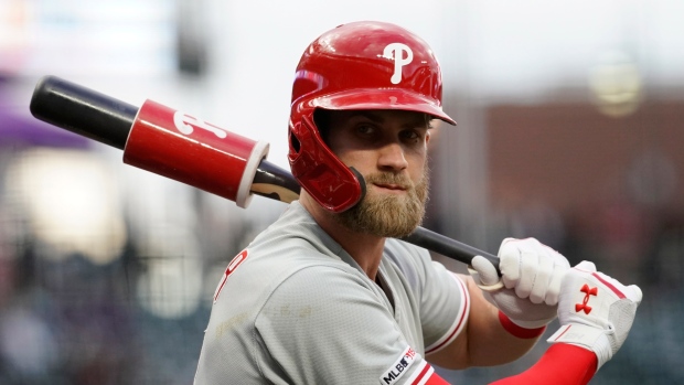 Bryce Harper, The Canadian Press Bryce Harper