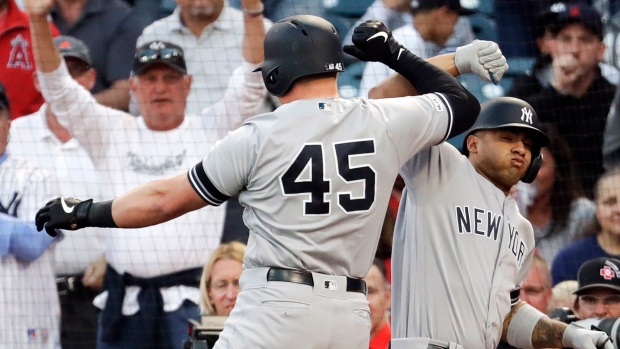 Luke Voit Gleyber Torres, The Canadian Press Luke Voit Gleyber Torres