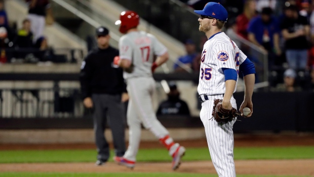 Rhys Hoskins Jacob Rhame, The Canadian Press Rhys Hoskins Jacob Rhame