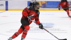 Photo: IIHF/HHOF Images on Ice, License: N/A, Created: 2019:04:18 21:00:53 Peyton Krebs
