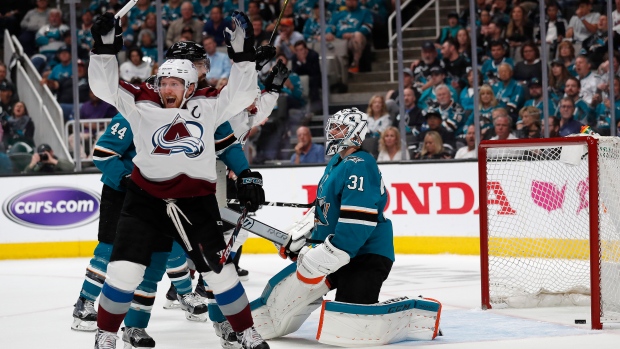 Avalanche beat Sharks to even series at game apiece - TSN.ca