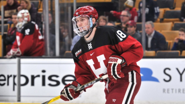 Men's Hockey's Adam Fox Signs with New York Rangers, Sports