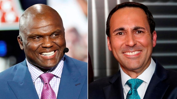 Joe Tessitore, Booger McFarland, The Canadian Press Joe Tessitore, Booger McFarland