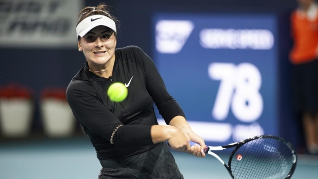 Bianca Andreescu, The Canadian Press Bianca Andreescu