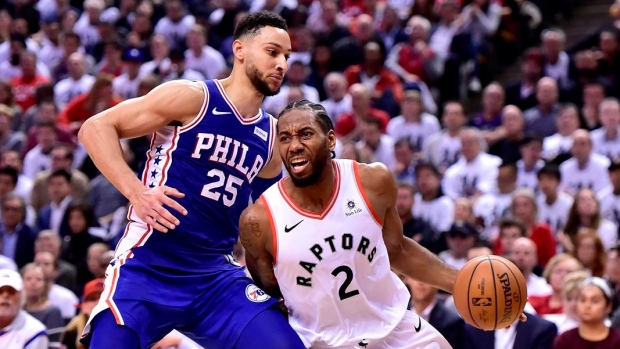 Ben Simmons and Kawhi Leonard