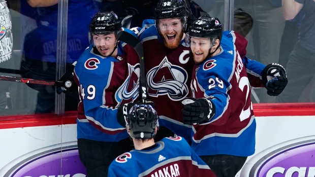 Colorado Avalanche celebrate