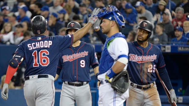 Minnesota Twins celebrate