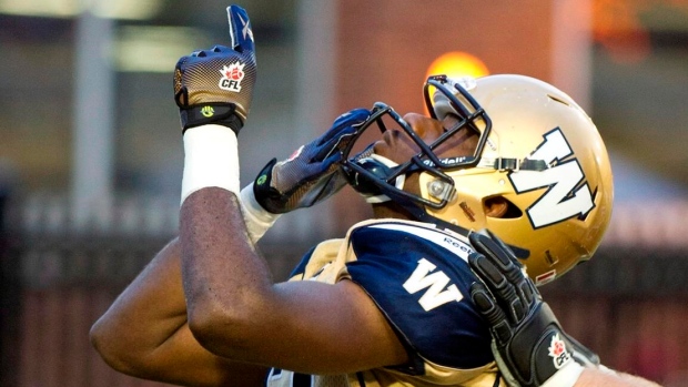 Chris Matthews, Winnipeg Blue Bombers, The Canadian Press Chris Matthews, Winnipeg Blue Bombers