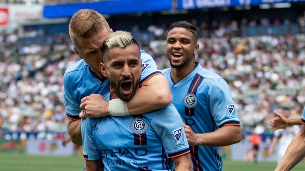 New York City FC celebrates