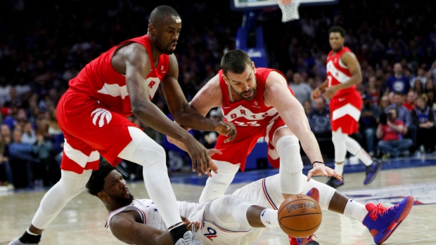 Serge Ibaka and Marc Gasol , The Canadian Press Serge Ibaka and Marc Gasol