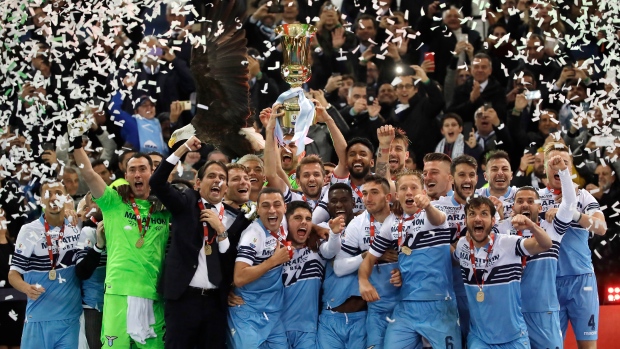 Lazio celebrates