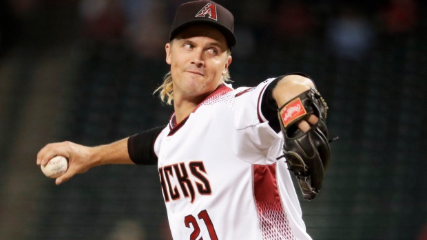 Zack Greinke, The Canadian Press Zack Greinke