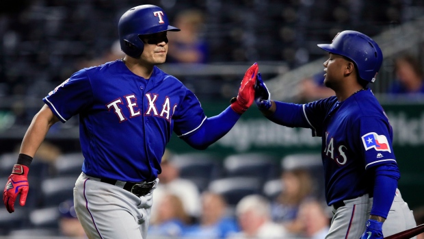 Shin-Soo Choo, Willie Calhoun, The Canadian Press Shin-Soo Choo, Willie Calhoun