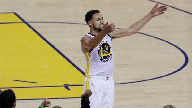 Klay Thompson, The Canadian Press Klay Thompson