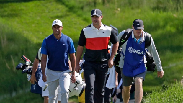 Tiger Woods Brooks Koepka, The Canadian Press Tiger Woods Brooks Koepka