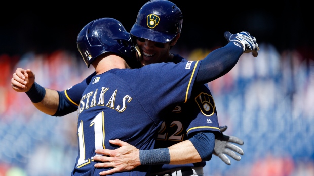 Mike Moustakas Christian Yelich