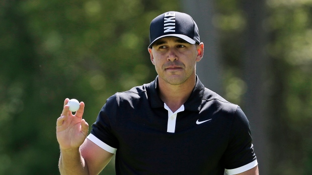 Brooks koepka black nike shirt sale