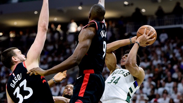 Marc Gasol Serge Ibaka Giannis Antetokounmpo