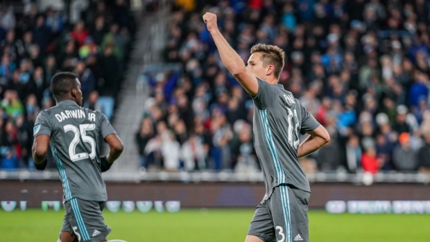Minnesota United celebrates, Minnesota United on Twitter Minnesota United celebrates