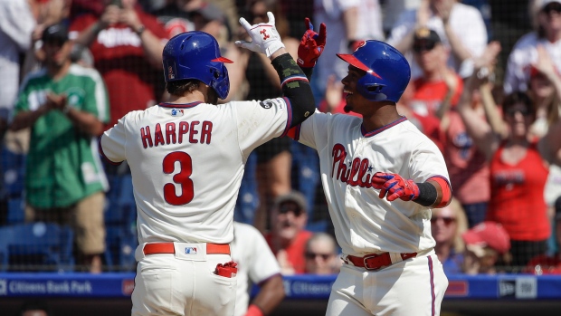Bryce Harper Jean Segura, The Canadian Press Bryce Harper Jean Segura